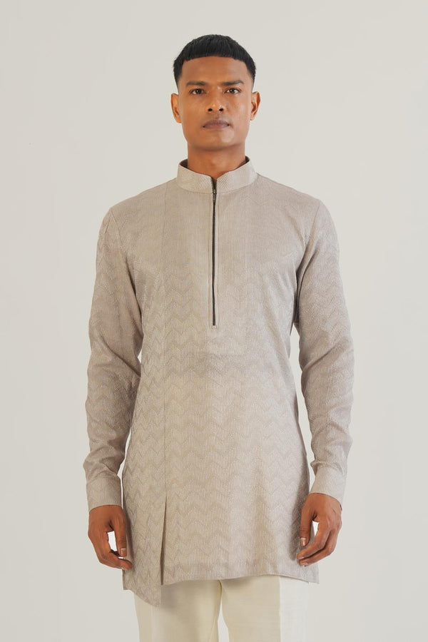 Zig Zag Weave Kurta