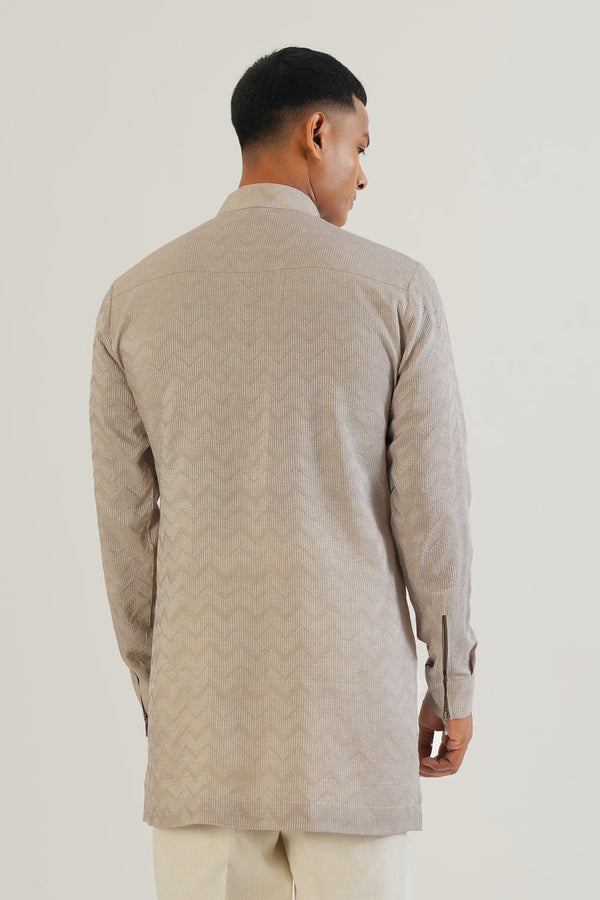 Zig Zag Weave Kurta