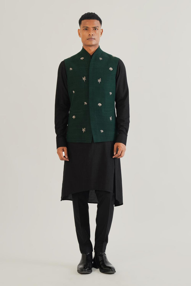 Cuved Collar Jawahar Jacket