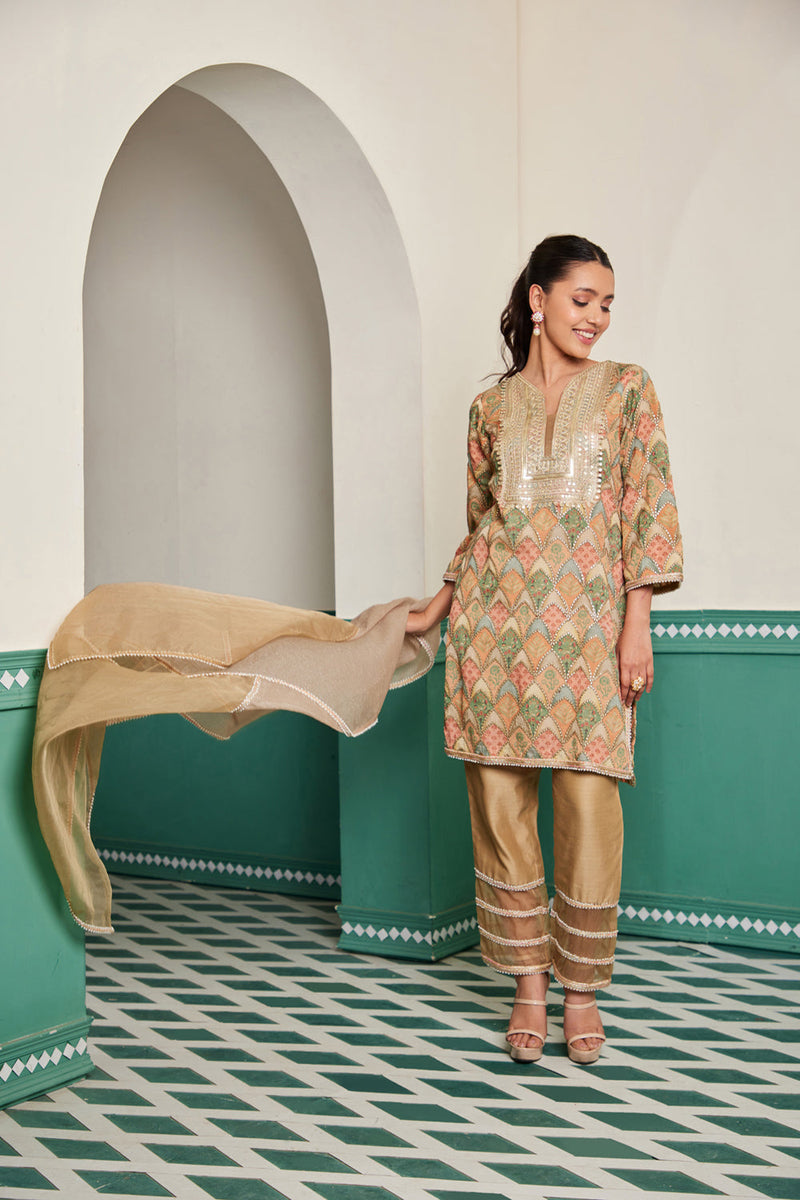 Swarn Pallazo Suit Set