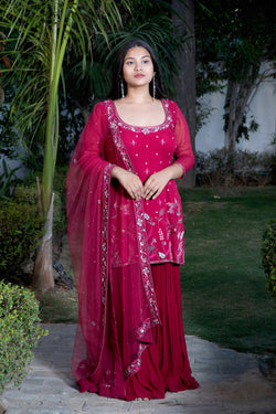 Ezrine Gharara Set