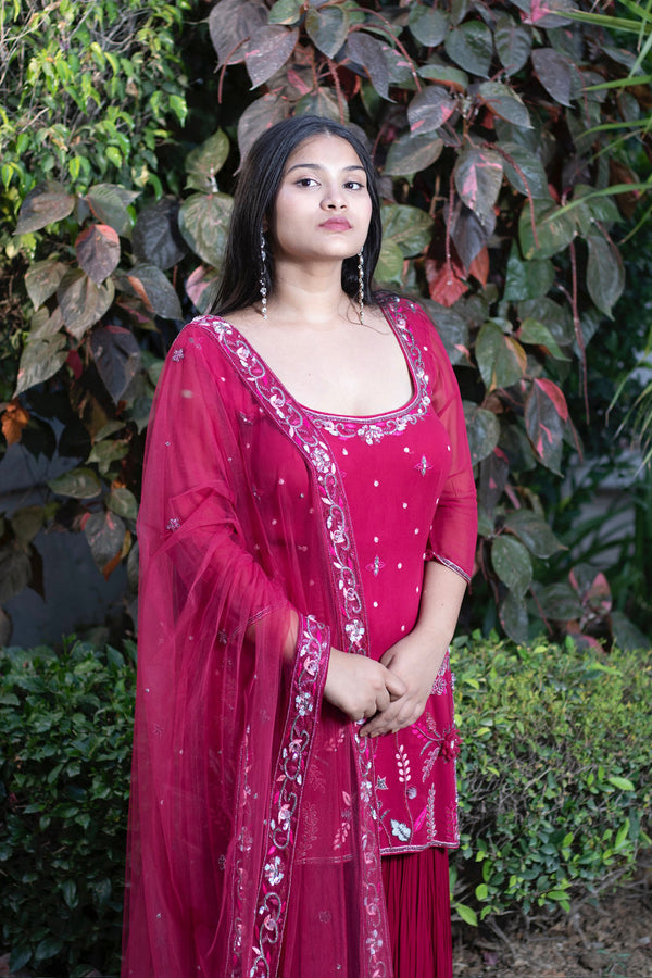 Ezrine Gharara Set