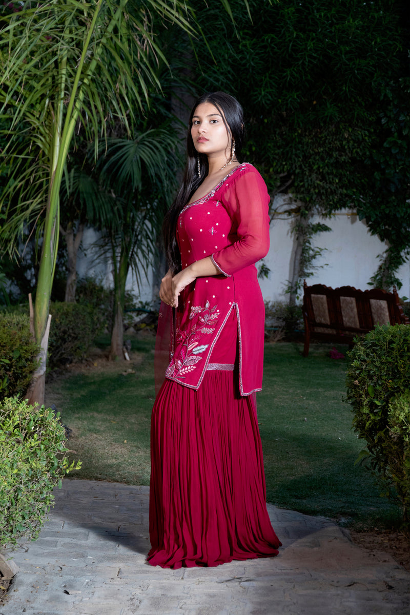 Ezrine Gharara Set