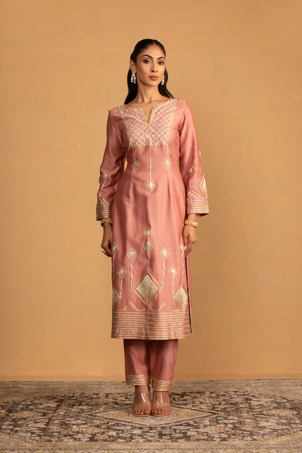 Champagne Kurta Set