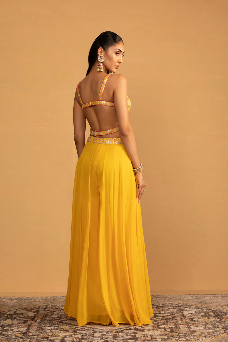 Yellow Palazzo Set