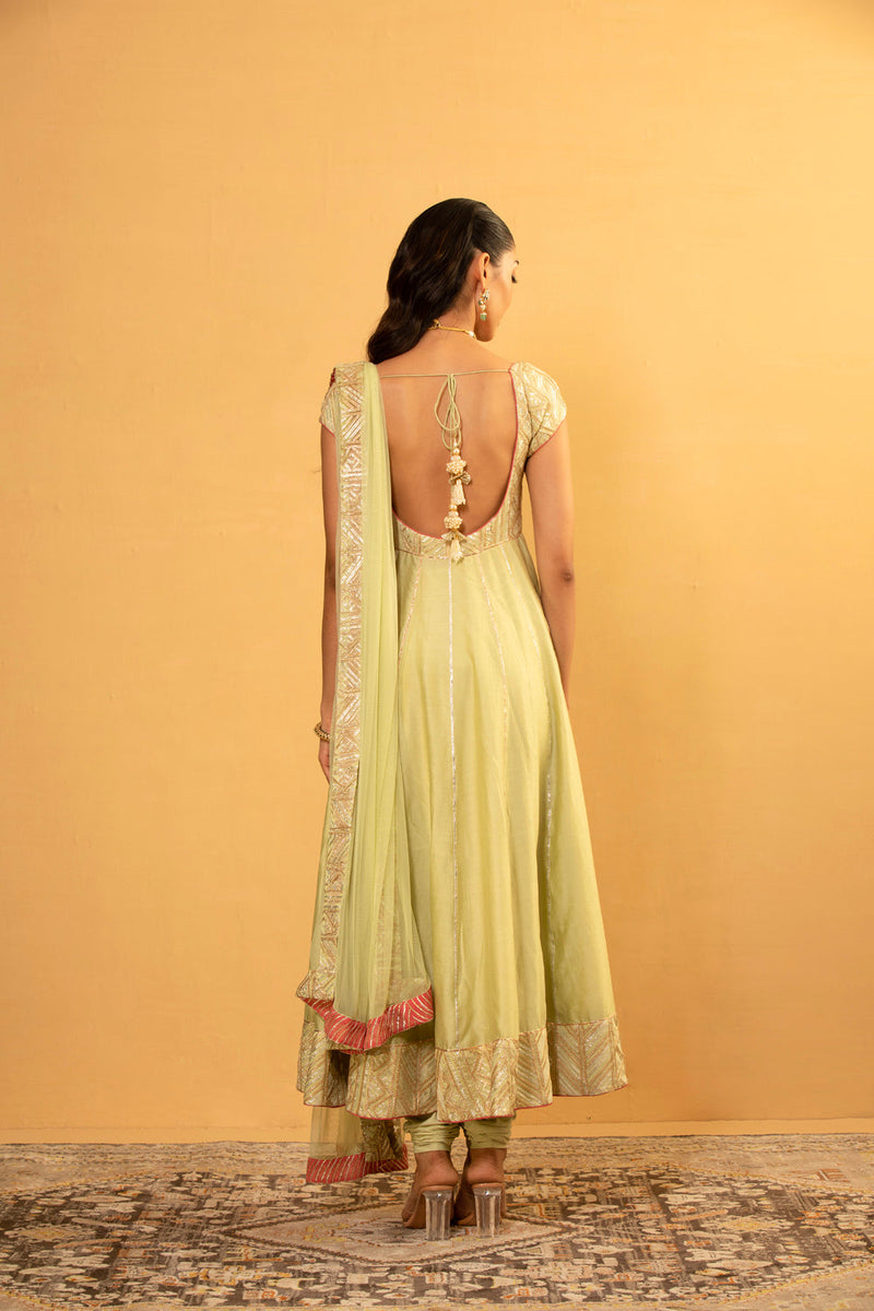 Bottle Gourd Anarkali Set