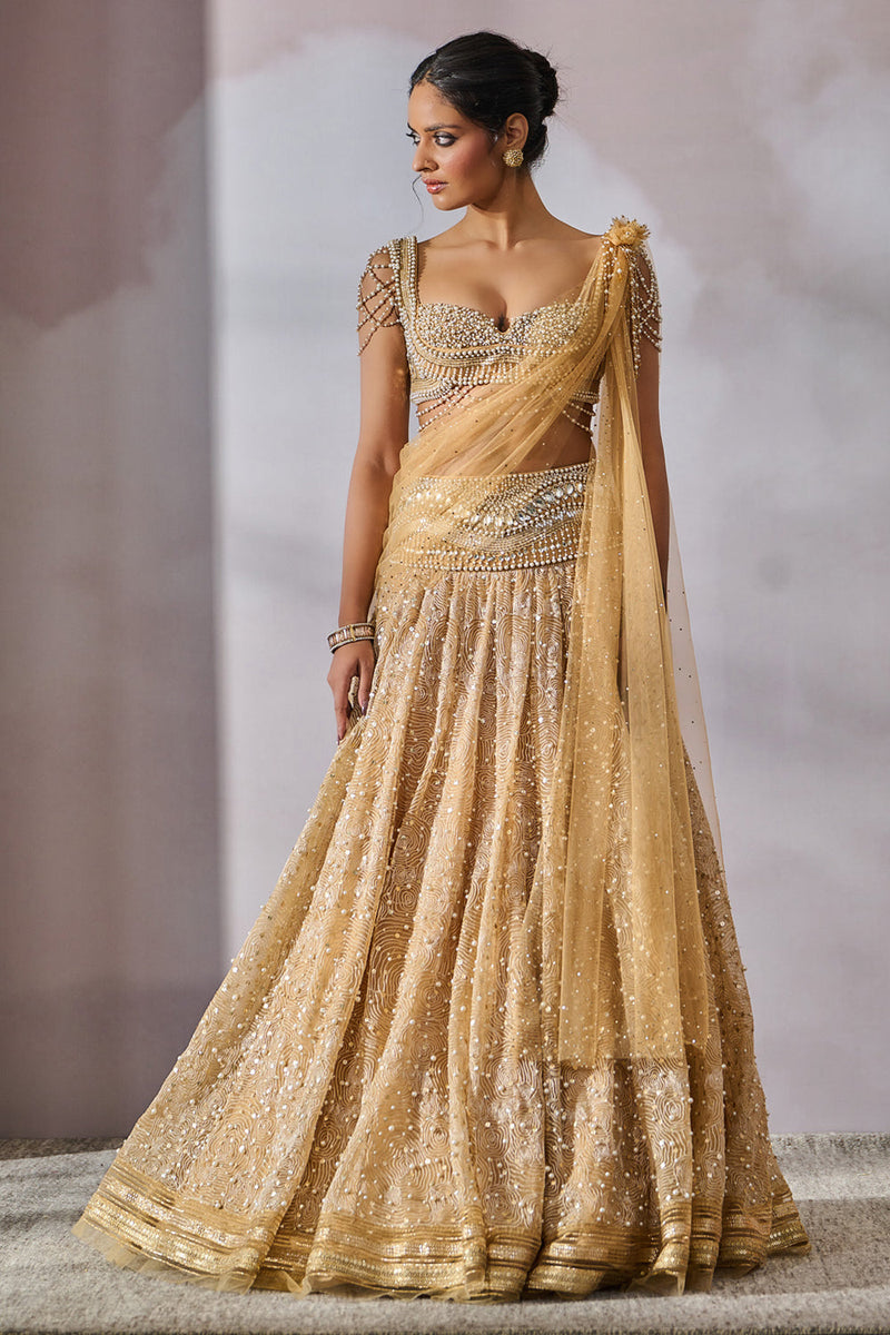 Blouse Drape Lehenga