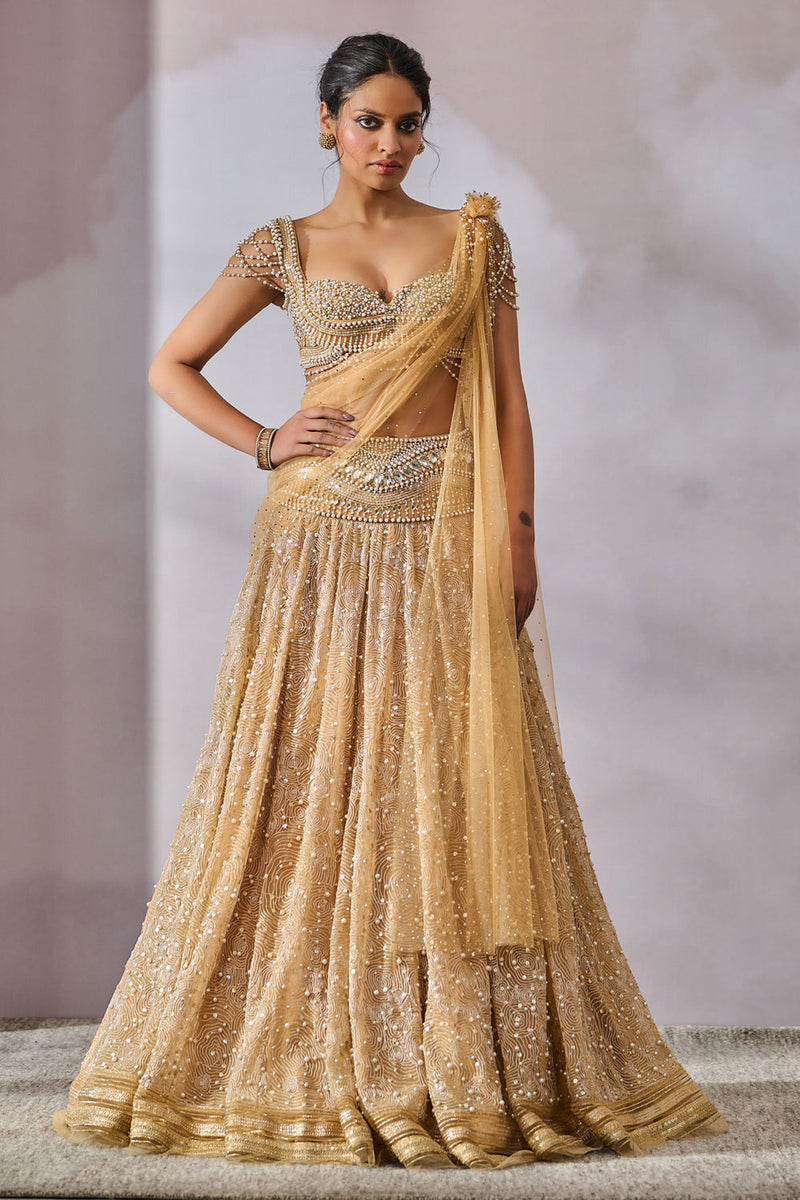 Blouse Drape Lehenga