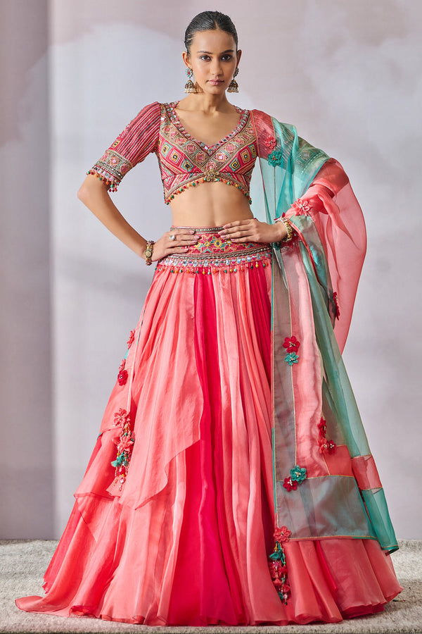 Blouse Dupatta Lehenga