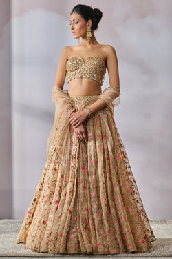 Blouse Scarf Lehenga