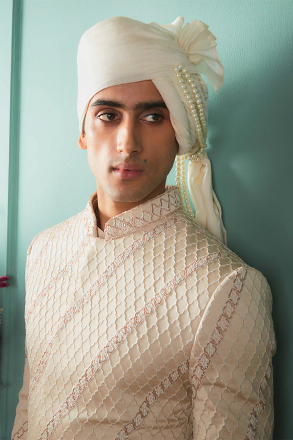 Glacier Sherwani Set