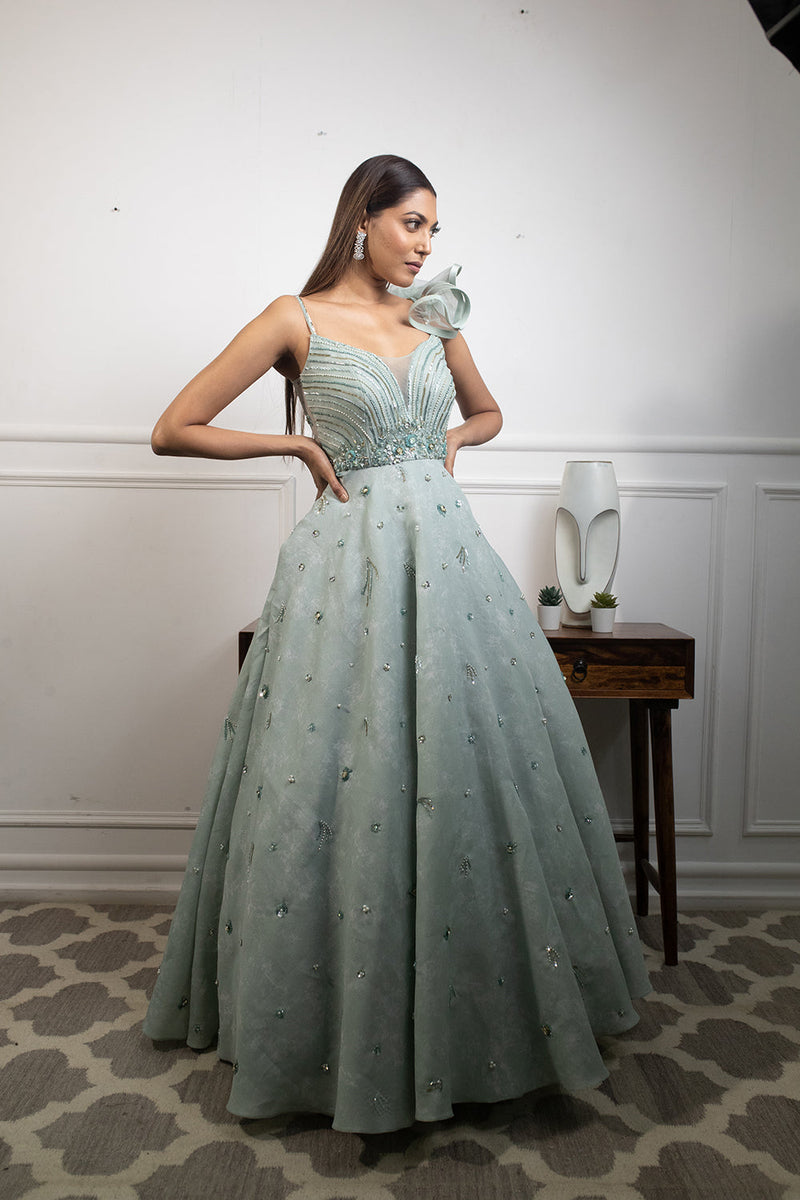 Limelight Mint Gown