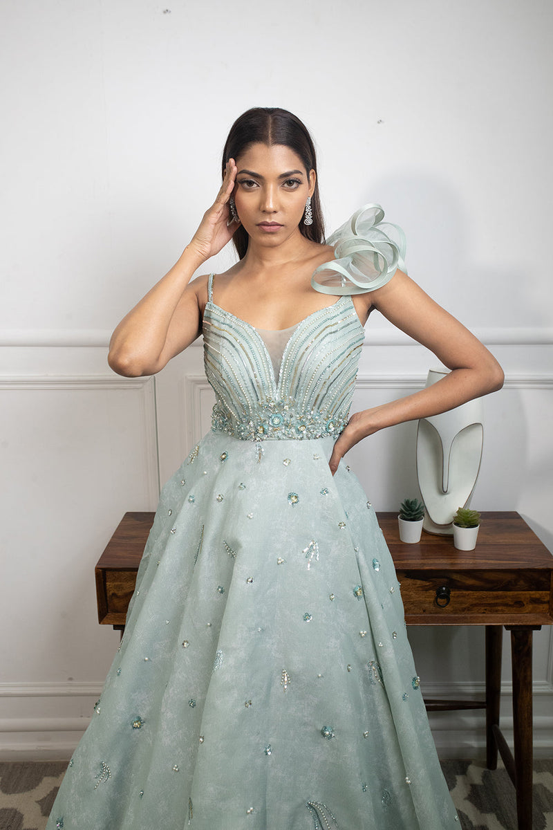 Limelight Mint Gown