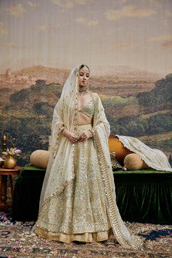 Shvet Afsana Lehenga