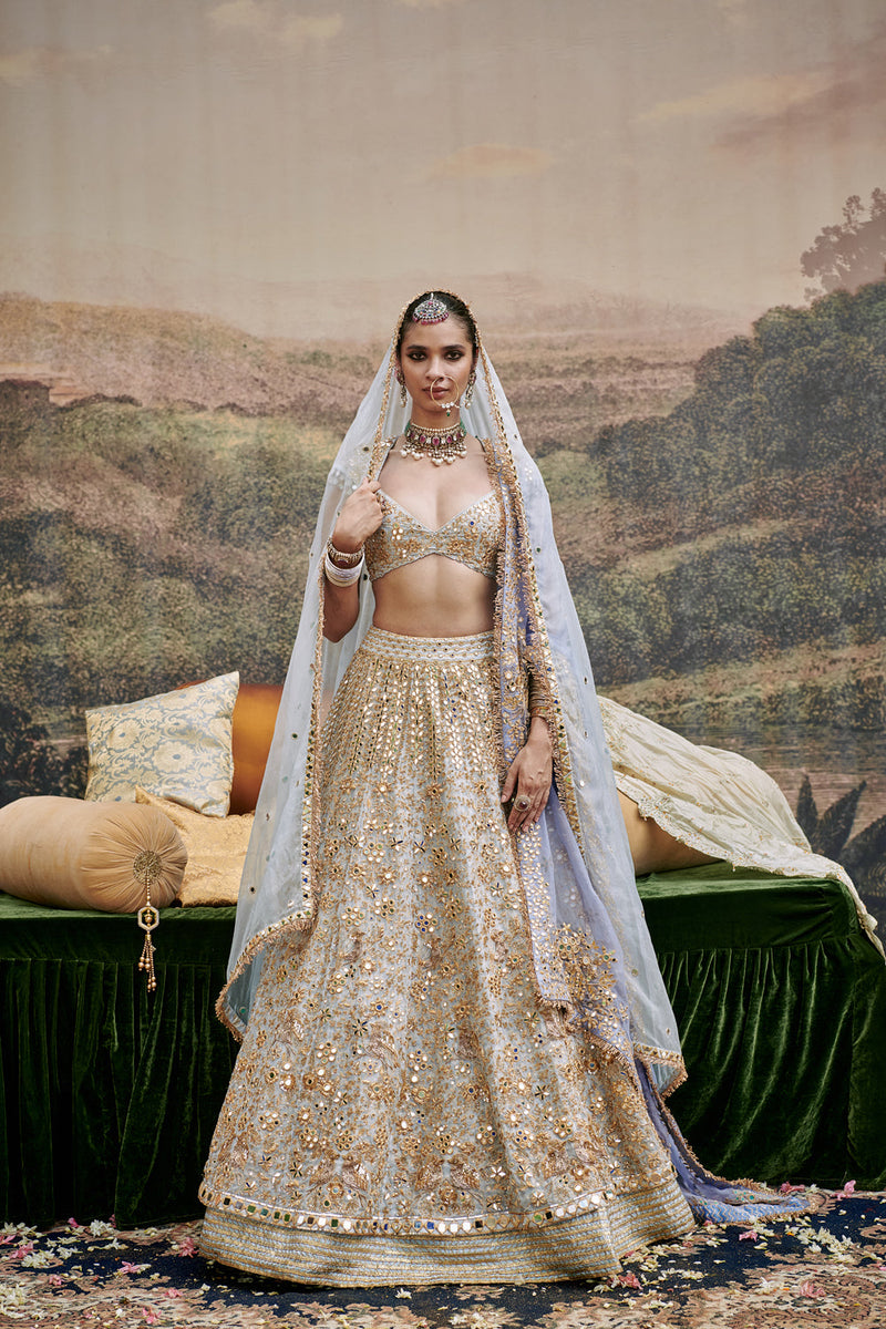 Khwab Sitara Lehenga And Veil