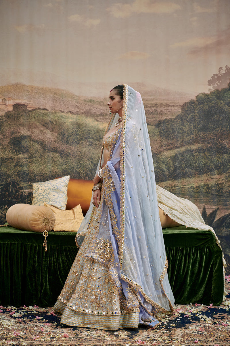 Khwab Sitara Lehenga And Veil