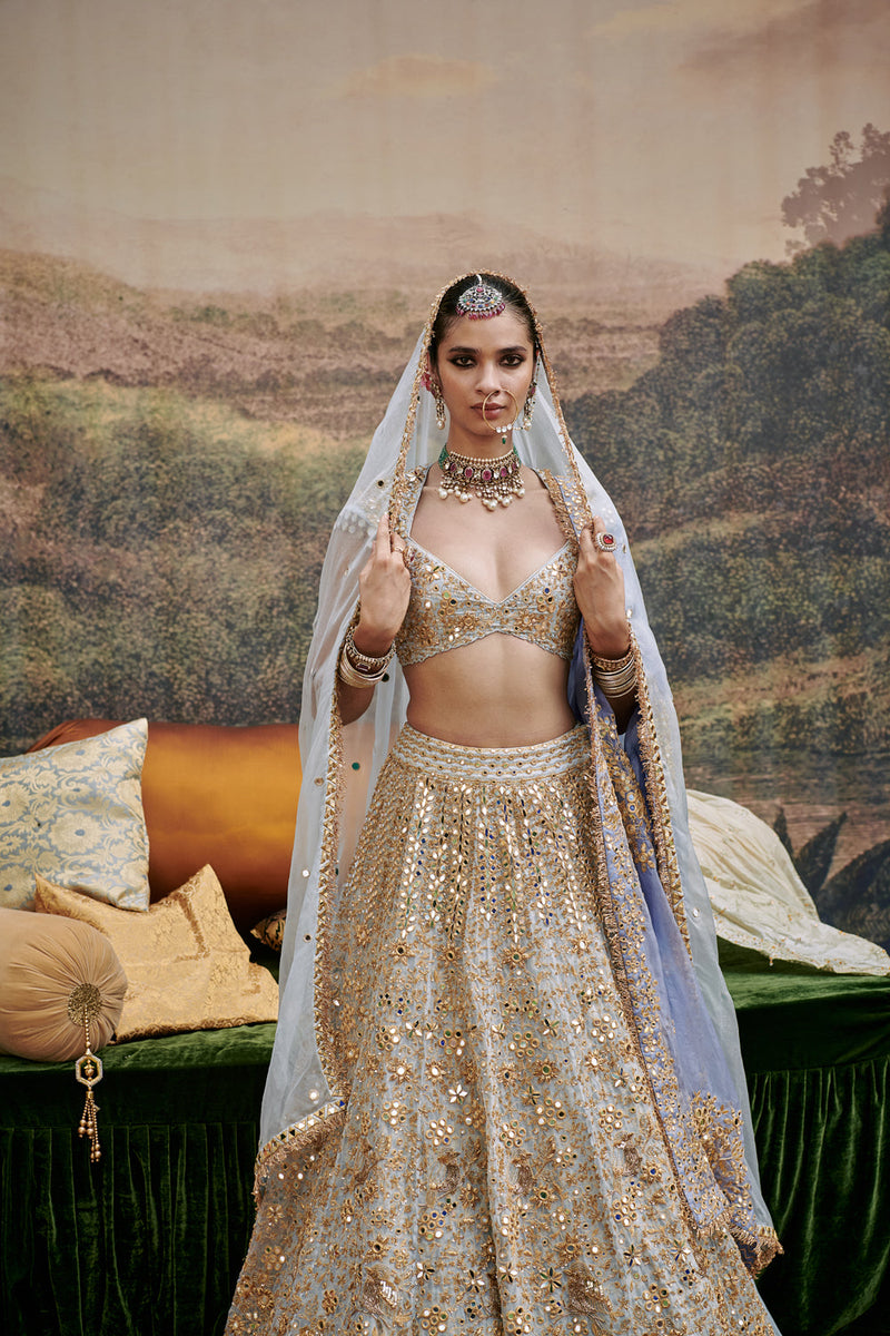 Khwab Sitara Lehenga And Veil