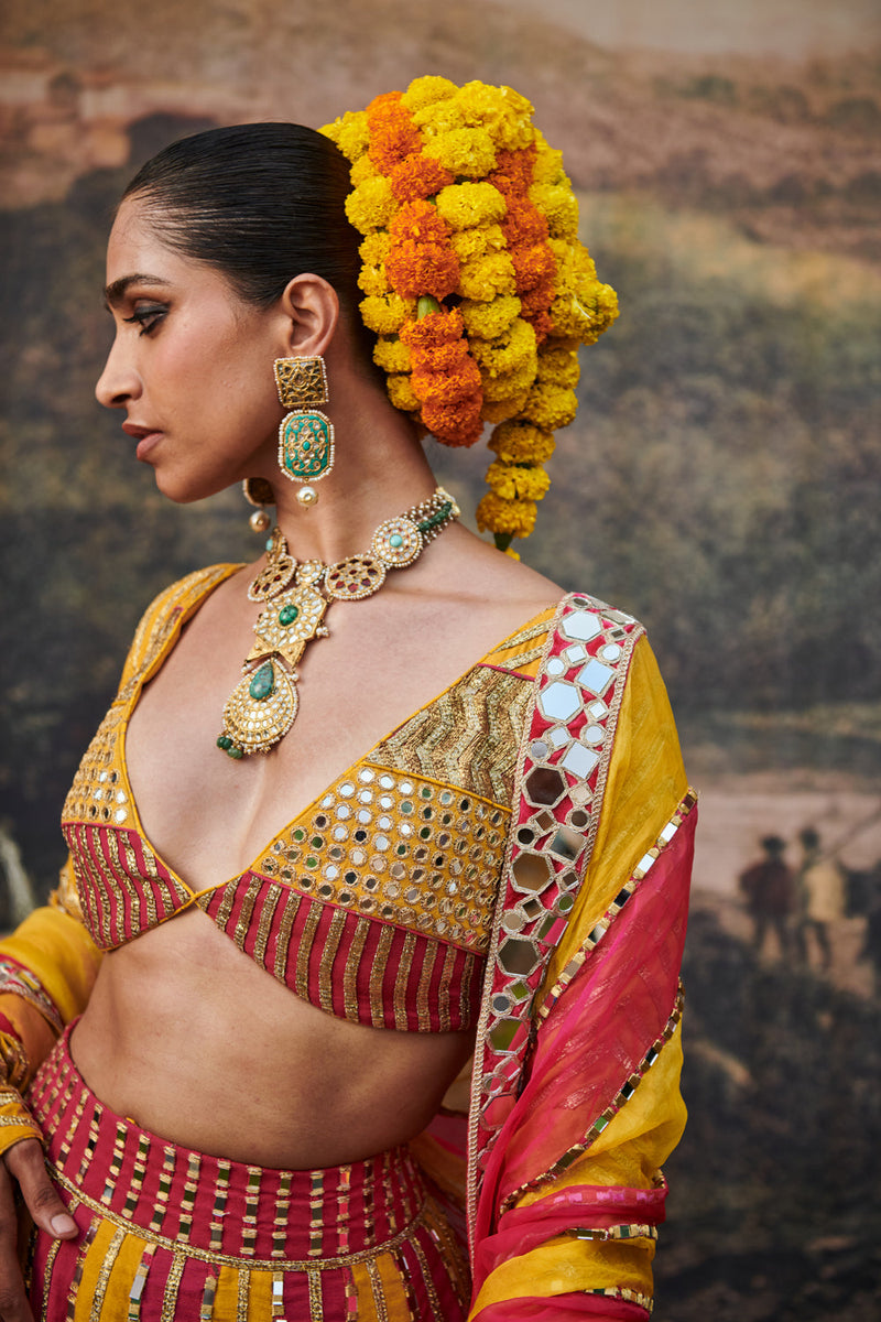 Padma Peet Lehenga