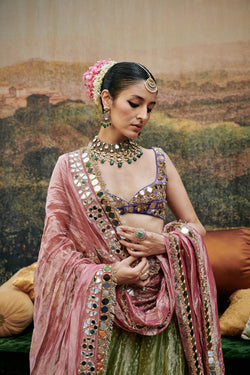 Azal Sheesh Lehenga