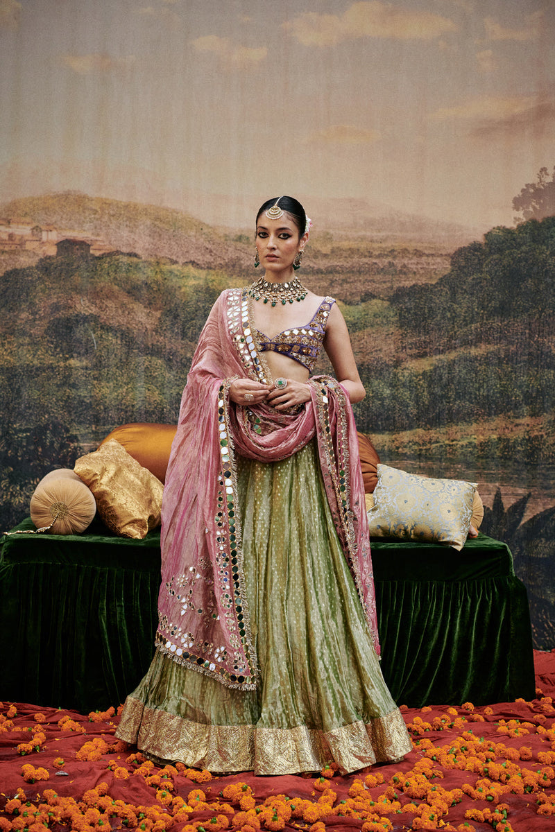 Azal Sheesh Lehenga