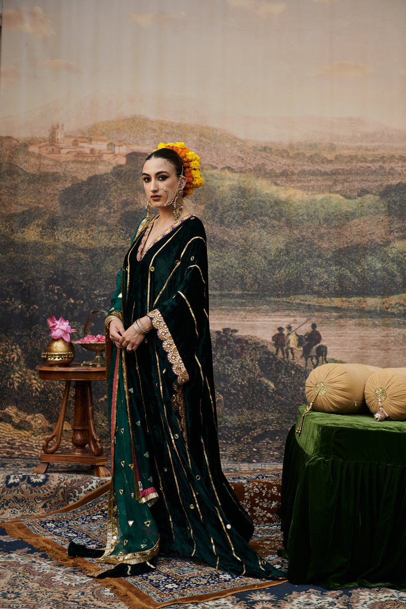 Azal Makhmali Kaftan