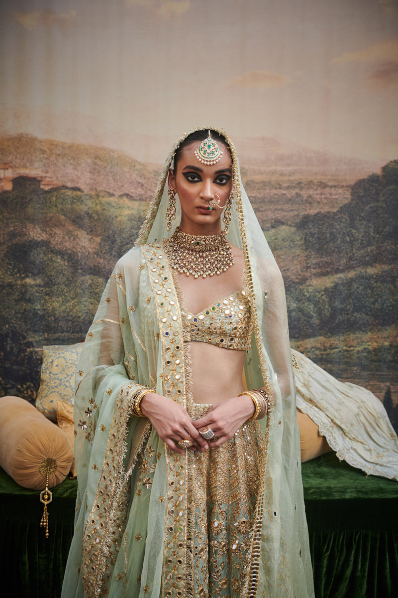 Noor Jahan Lehenga And Veil