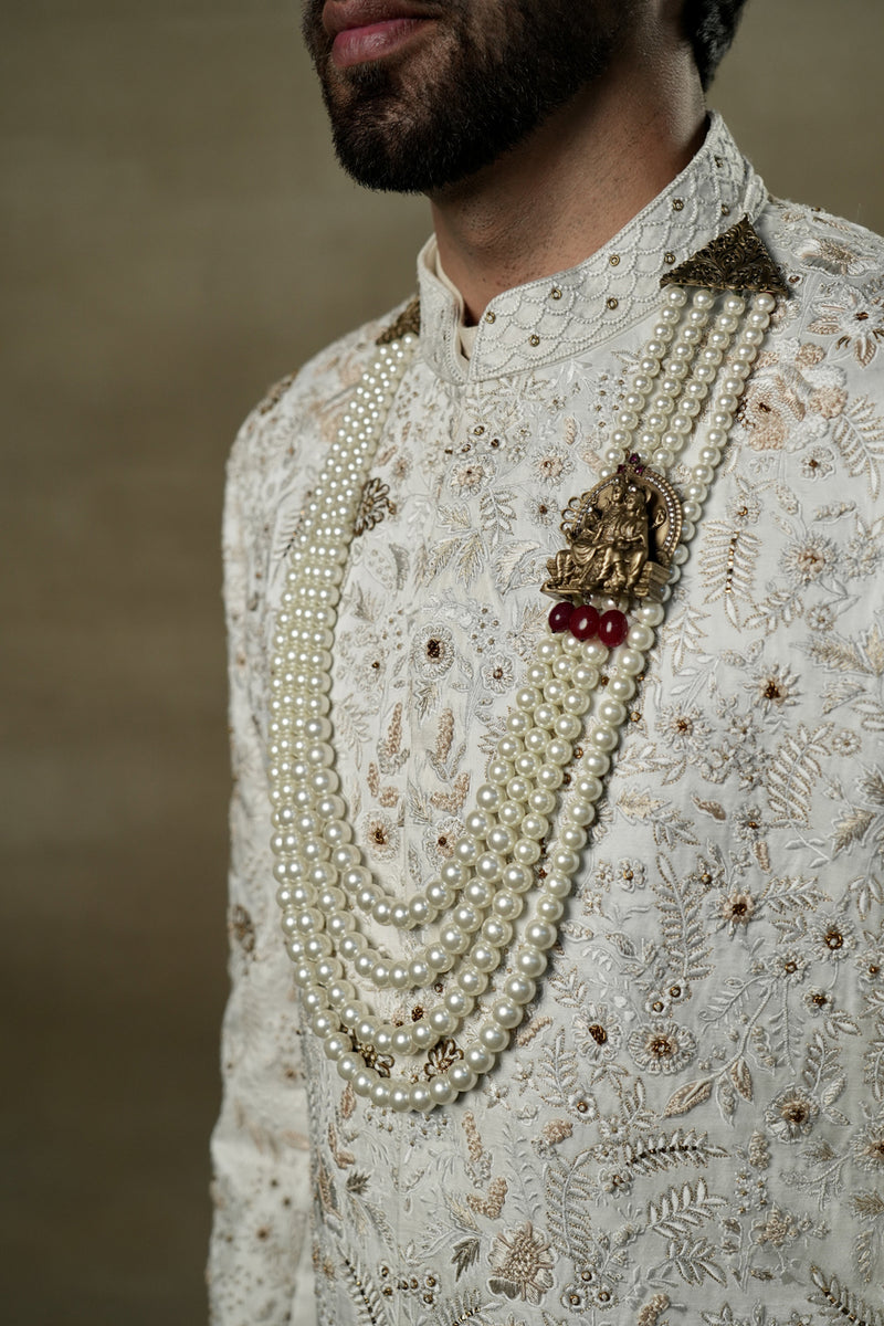 Ivory & Gold Sherwani