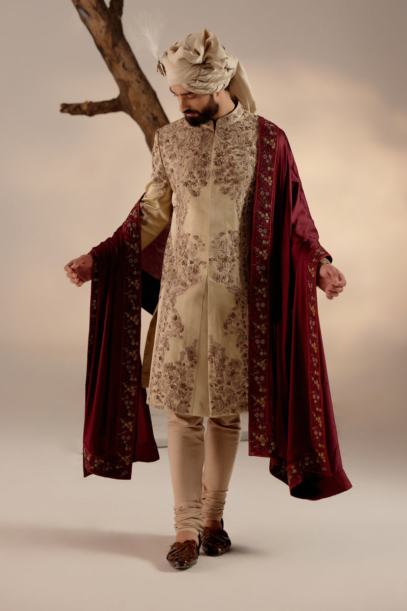 Sand Ridge Sherwani Set