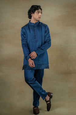 New Teal Short Kurta Set