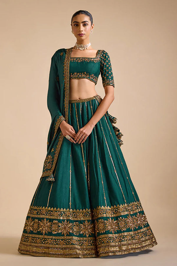 Jade Lehenga Set