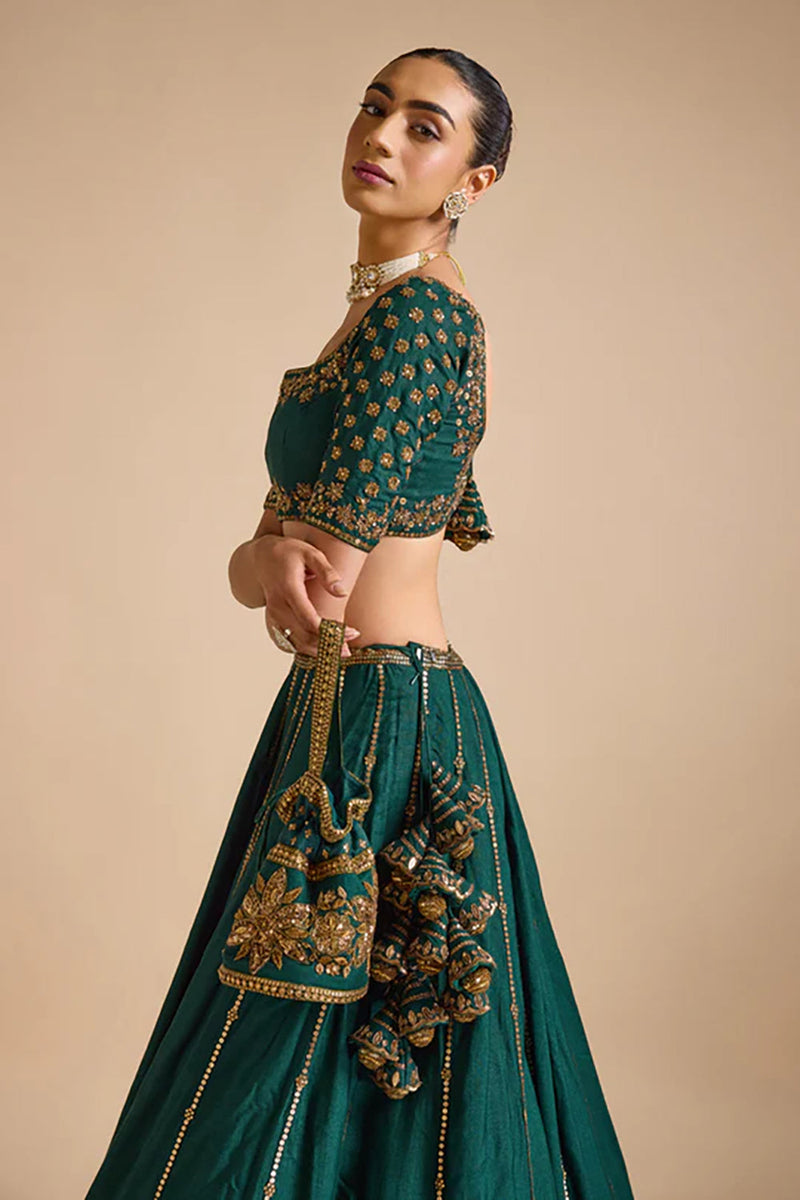 Jade Lehenga Set