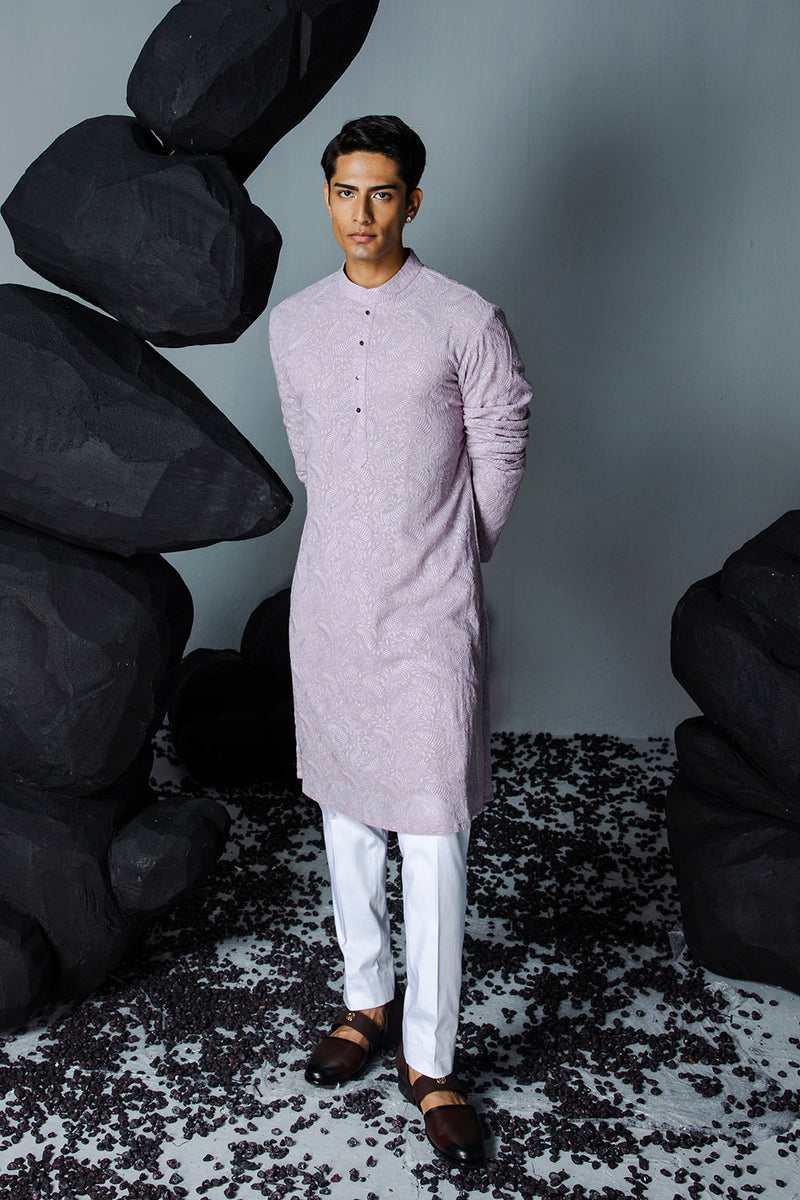 Misty Lilac Kurta Set