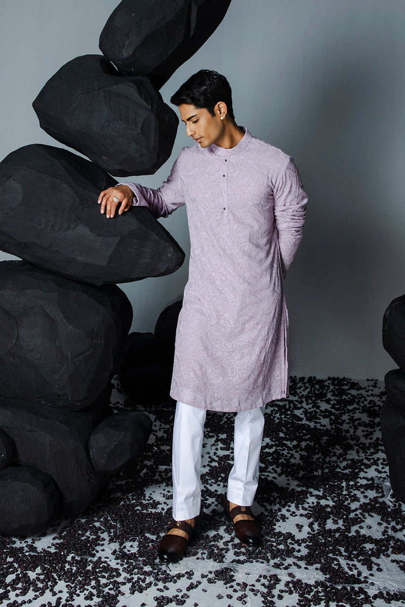 Misty Lilac Kurta Set