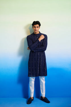 Regal Blue Kurta Set