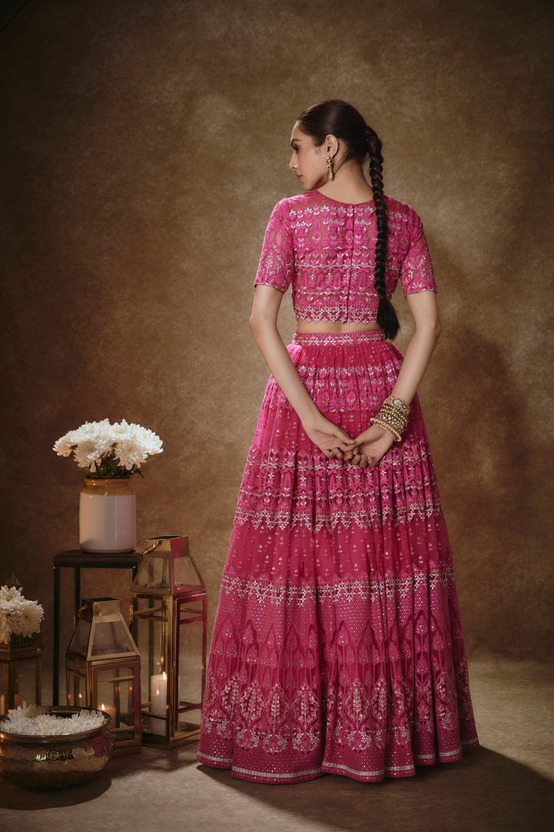 Barbie Pink & Gold Lehenga Set