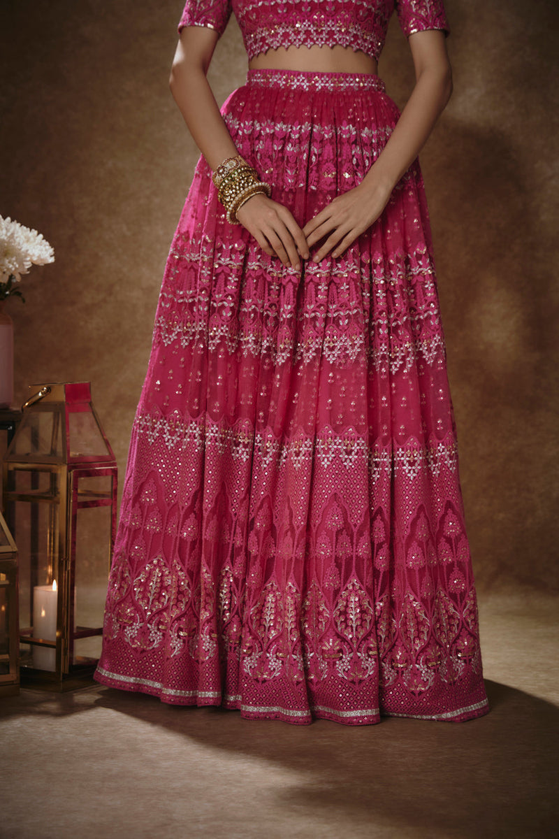 Barbie Pink & Gold Lehenga Set