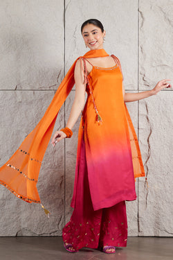 Sunset Ombre Kurta Set