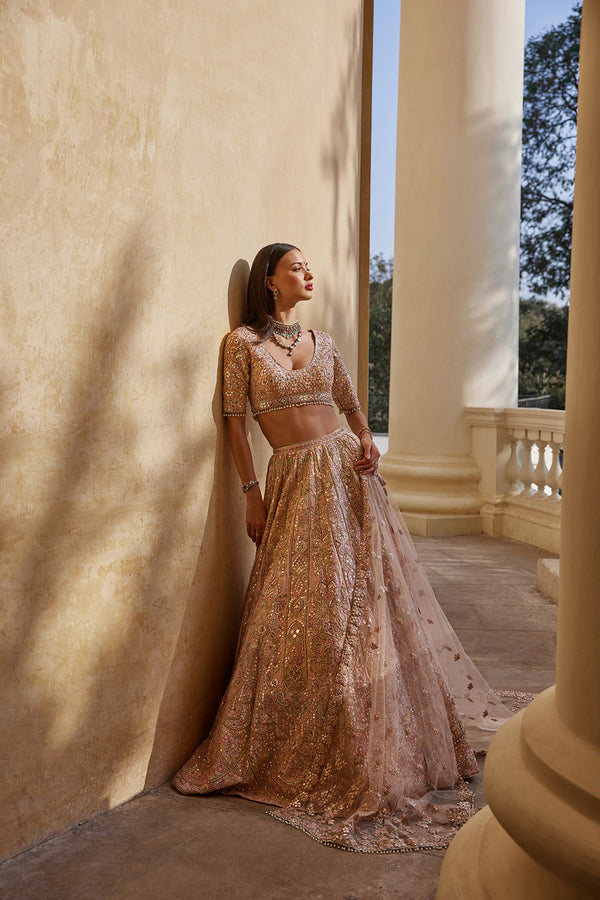 Rosepink Mirror Lehenga