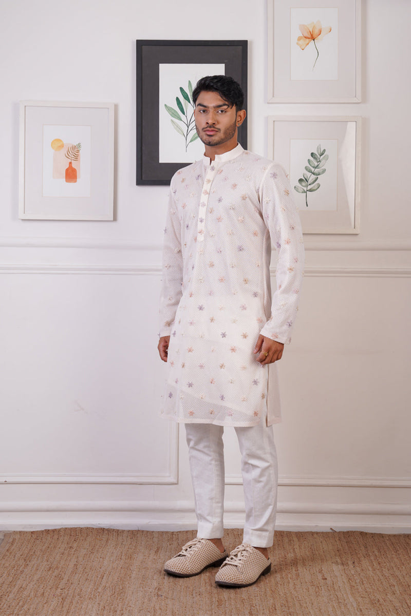 Crochet Kurta Set