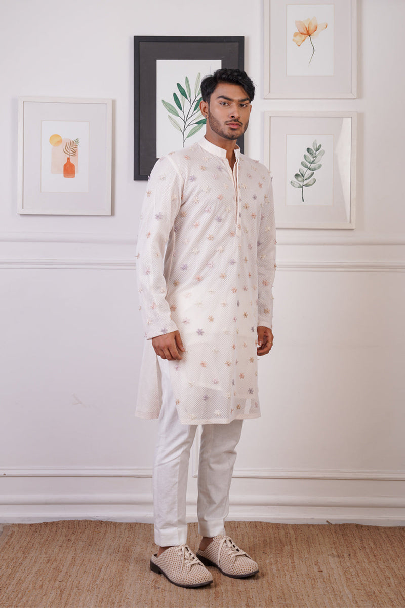 Crochet Kurta Set