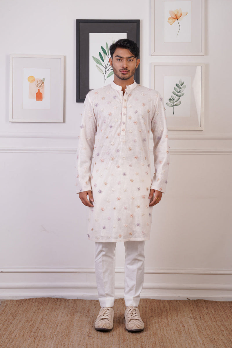 Crochet Kurta Set