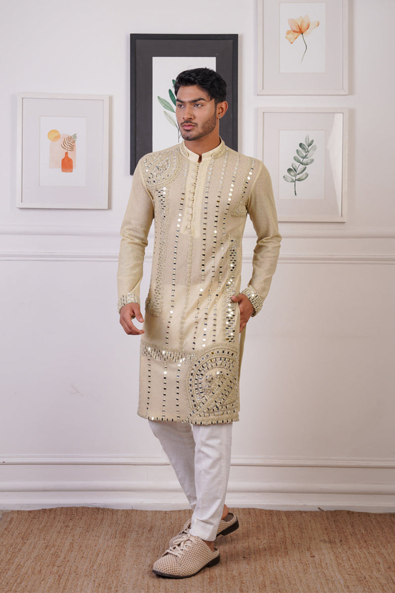 Mint Mirror Kurta Set