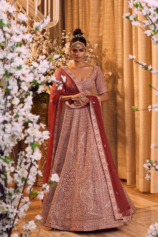 Lehenga, Blouse With Dupatta