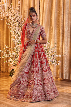 Lehenga, Blouse With Dupatta