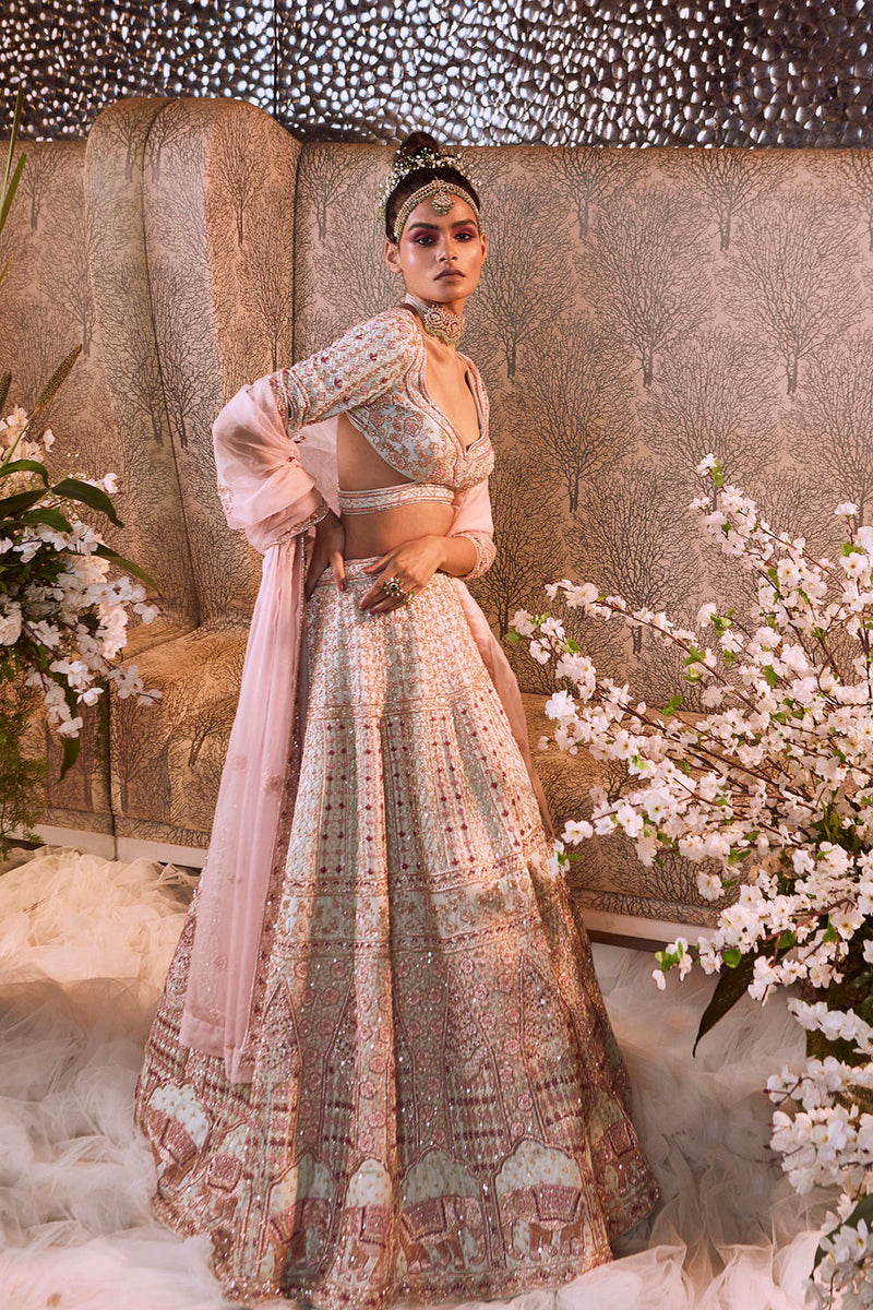 Lehenga, Blouse With Dupatta