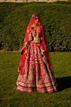 Red Lehenga Set