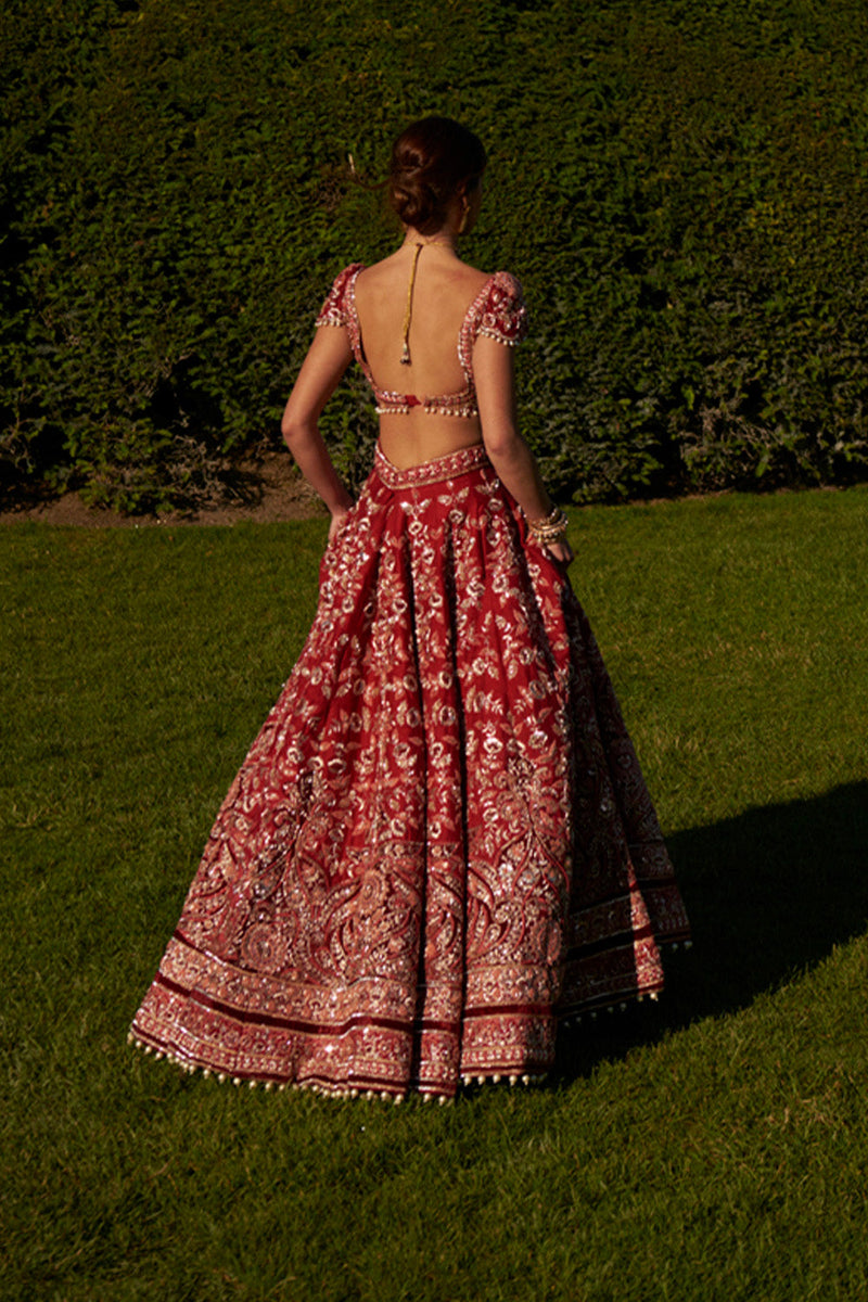 Red Lehenga Set