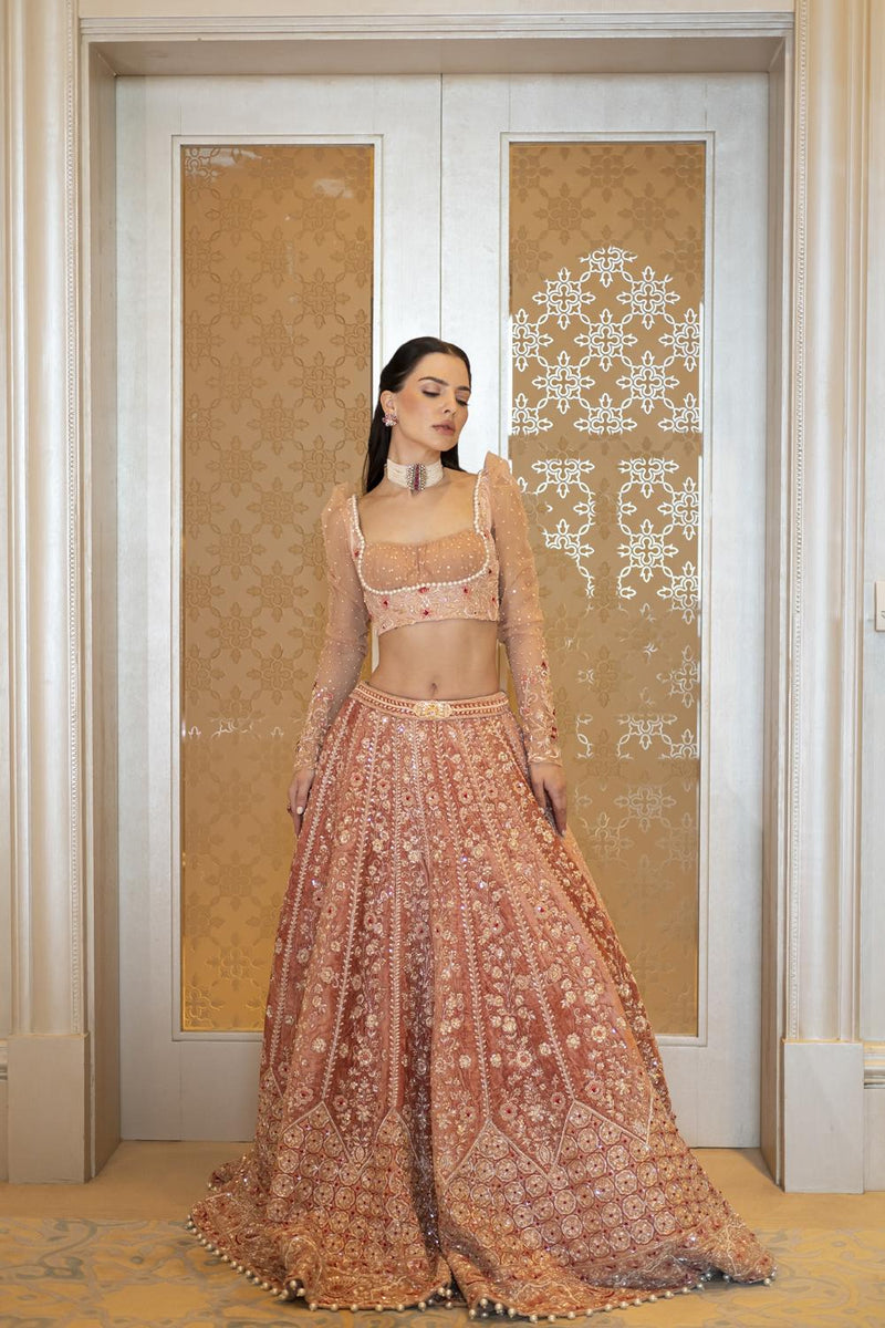 Peach Me Perfect Lehenga Set