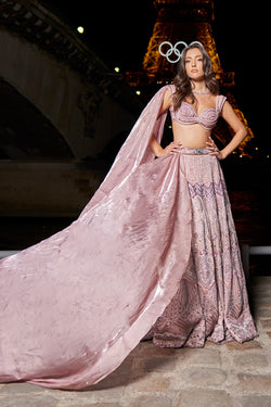 Pink Lehenga Set