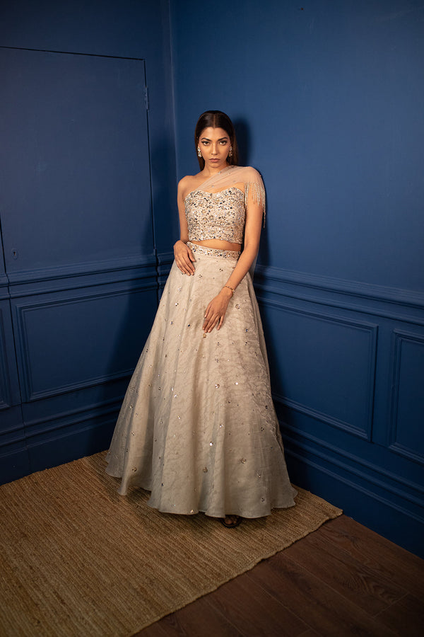 Borage Lehenga